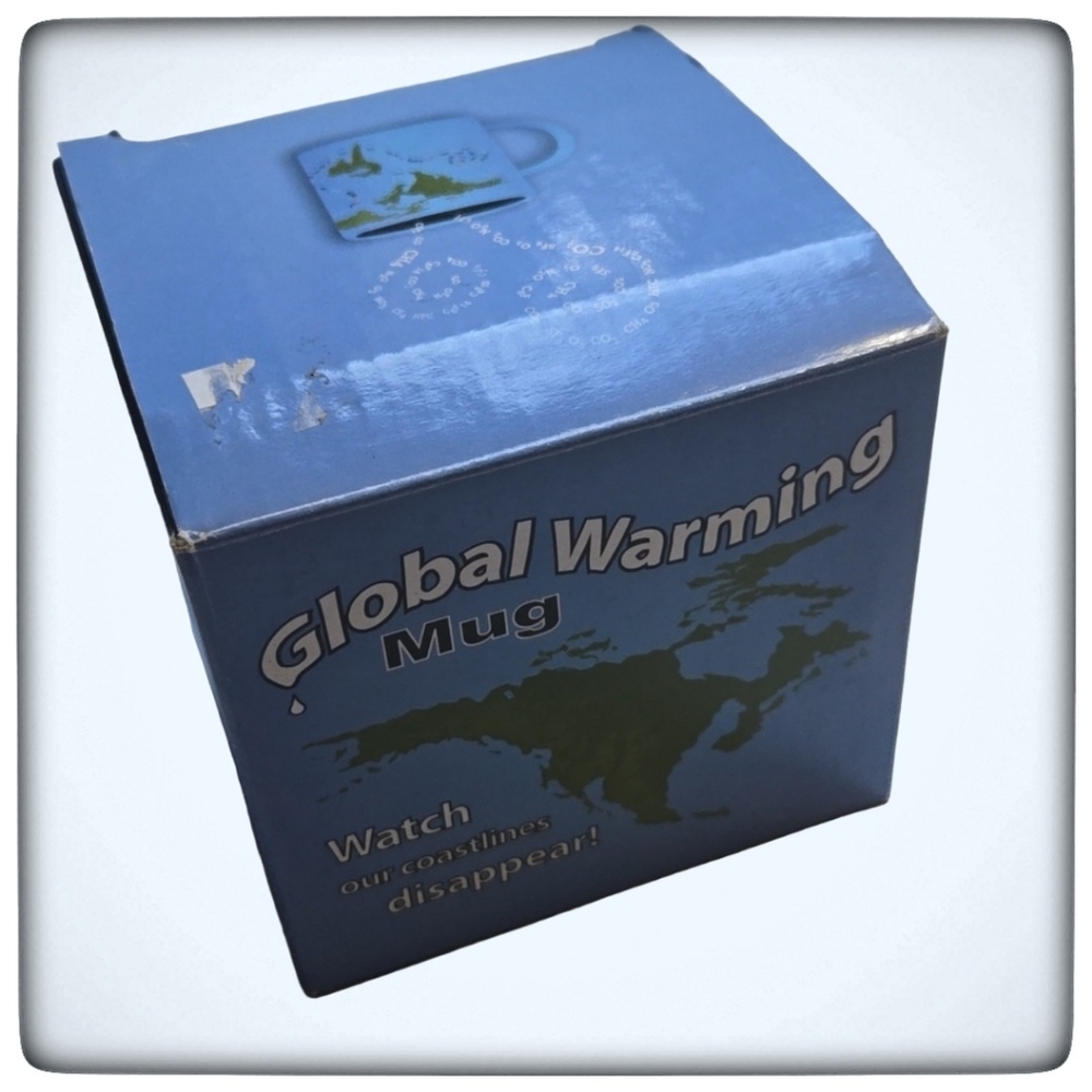 GLOBAL WARMING Mug—Hot Beverage Creates Mug To Change